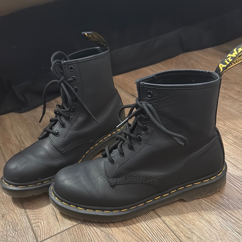 Dr. Martens Black Leather Boots